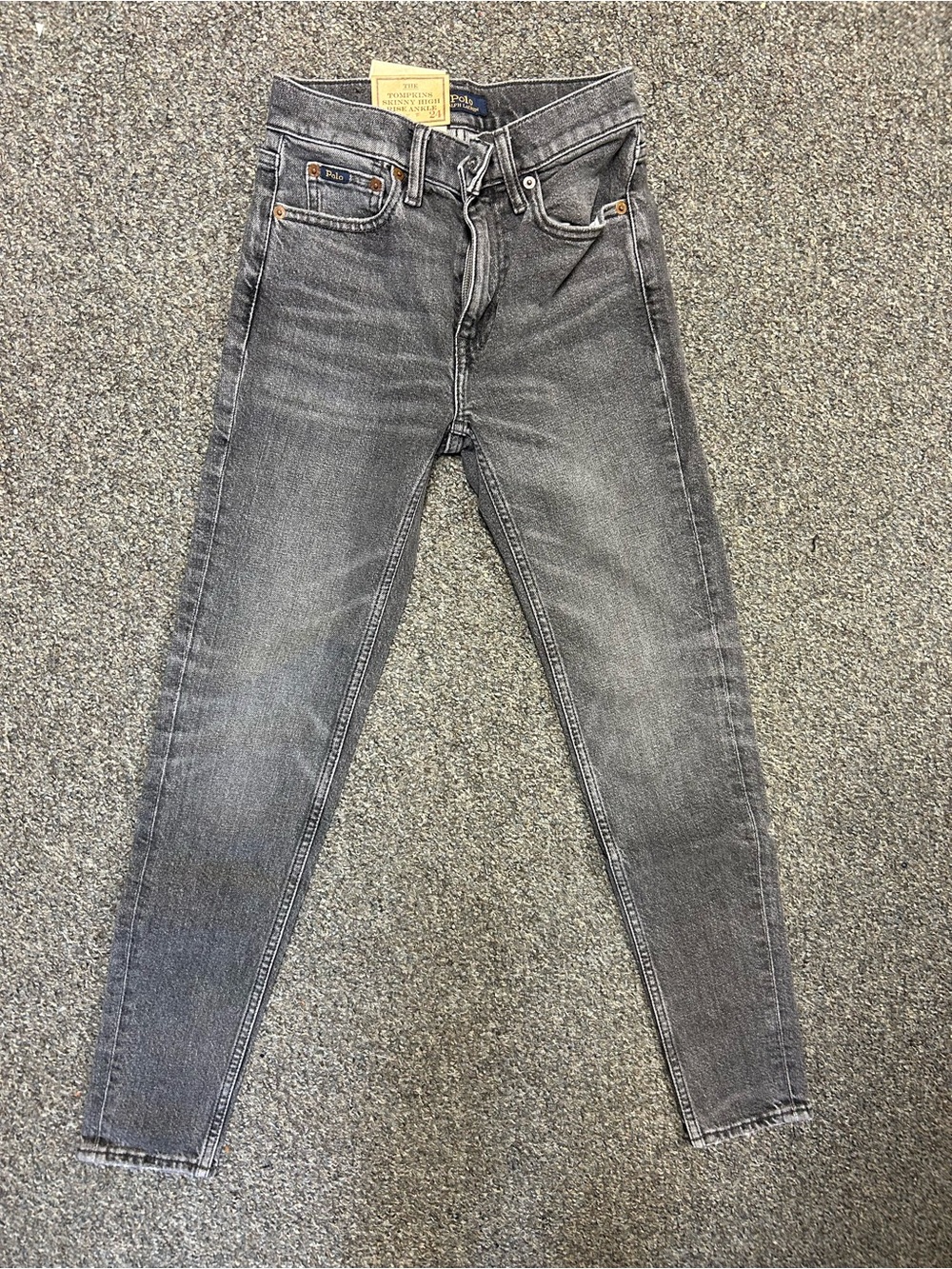 NWT 24 or 32 Polo Ralph Lauren Tompkins Skinny High Rise Ankle Jeans